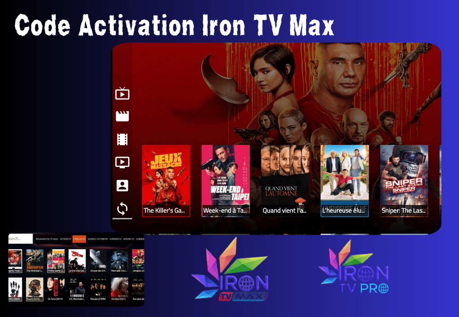 Code Activation Iron TV Max Comment activer votre IPTV 4k Code Activation Iron TV Max