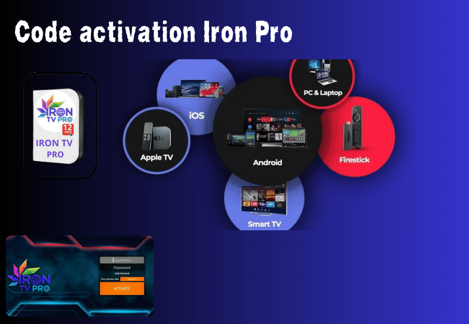 Code activation Iron Pro – Le Sésame pour un Accès IPTV 4K Code activation Iron Pro