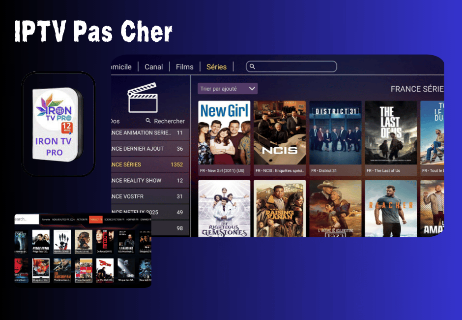 IPTV Pas Cher avec Code Iron IPTV – L’offre pour un streaming 4K
