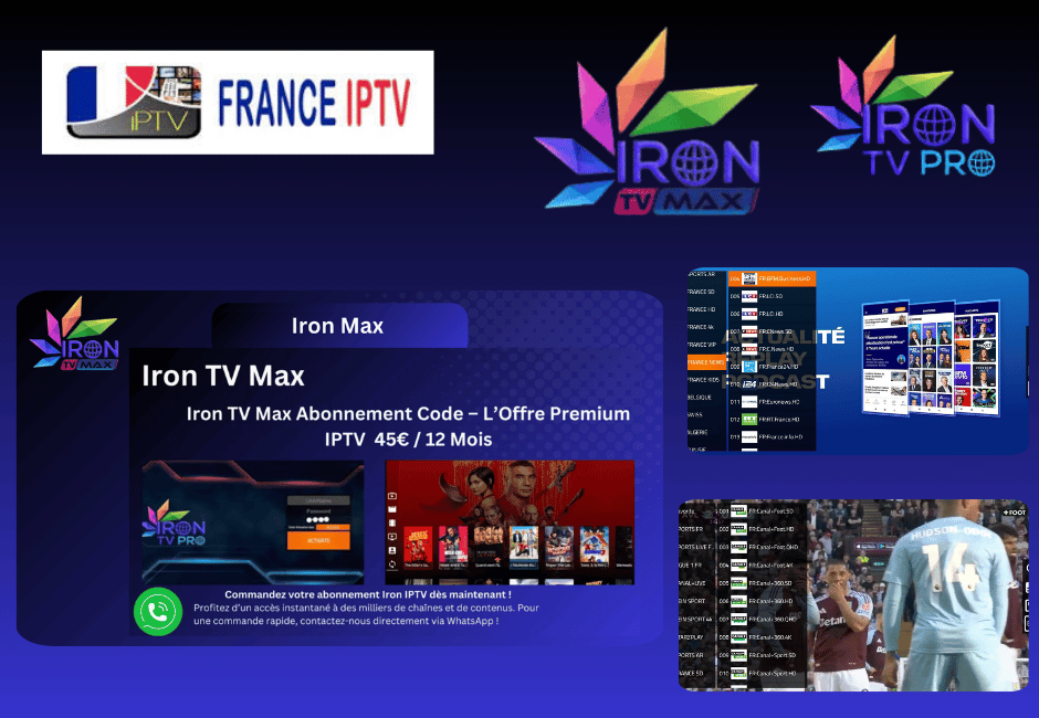 Iron Pro-Max : la solution IPTV 4K ultime avec Pro et Max APK 5.1 Iron Pro-Max