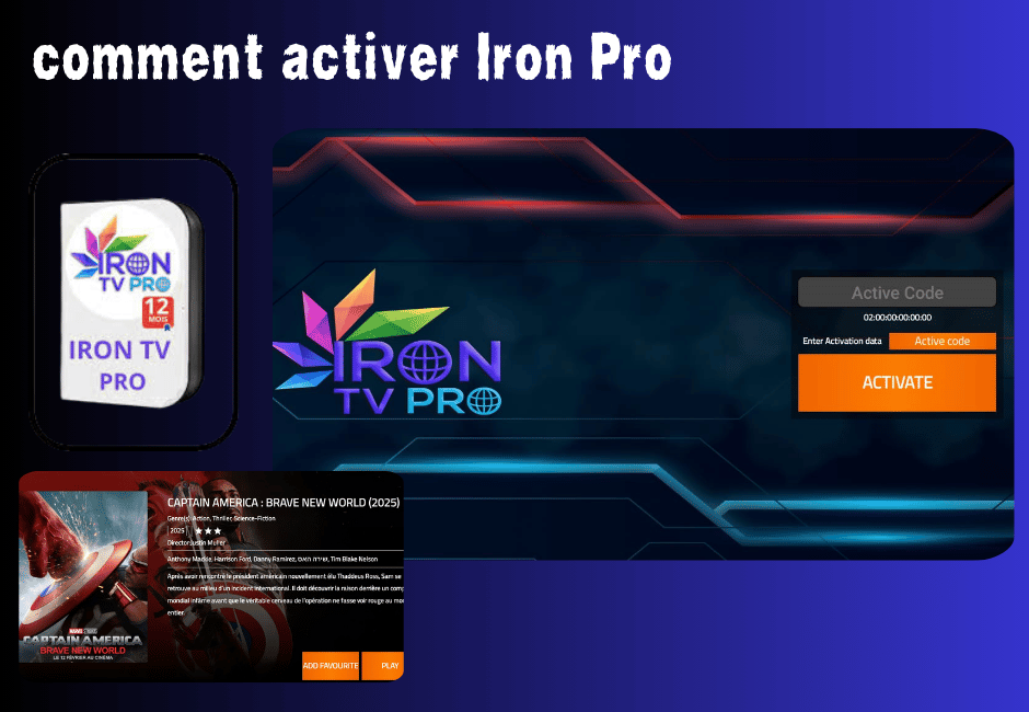 comment activer Iron Pro