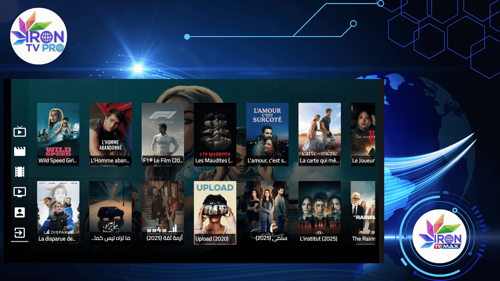 Iron TV Pro Abonnement Profitez d’un IPTV 4K pas cher.
