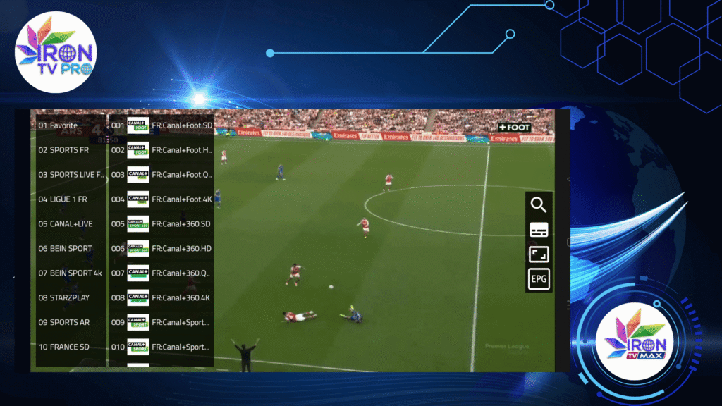 Iron TV Pro Abonnement Profitez d’un IPTV 4K pas cher. Iron TV Pro Abonnement