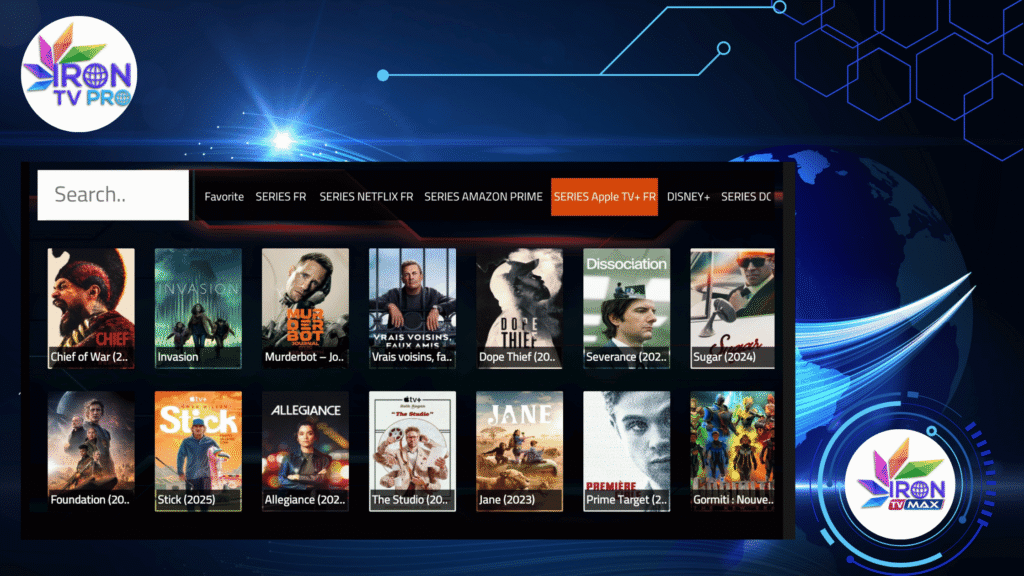 Iron TV Pro Abonnement Profitez d’un IPTV 4K pas cher. Iron TV Pro Abonnement
